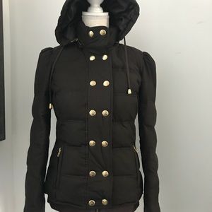 Juicy couture  Brown puffy/ jacket women’s Small